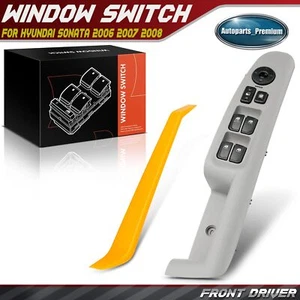Front Left LH Driver Gray Power Window Switch for Hyundai Sonata 2006 2007 2008 - Bild 1 von 8