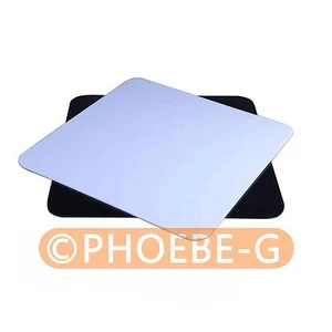 2pcs White Black Photo Acrylic Studio Reflection Board Display 30x30cm(12"x12") - Picture 1 of 6