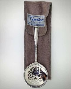 Vintage Sterling Silver Cartier Sugar Sifter With Victorian Art Deco Patterns - Picture 1 of 10