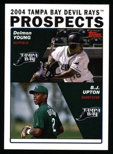 2004 Topps Tampa Bay Devil Rays Team Set B.J. Upton Carl Crawford Delmon Young 18 - Imagen 1 de 1