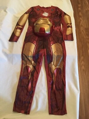 Disguise Size 7 8  Iron man costume includes mask jumpsuit boys - Image 1 of 4