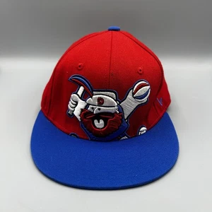 Denver Nuggets Hat Cap Fitted Mens 7 1/4 Red Blue Maxie The Miner Logo NBA Wool - Picture 1 of 10