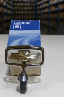 GM NOS Chevrolet Chevy Caprice Impala 91-96 Hood Emblem Ornament Badge 10119817 - Imagem 1 de 4