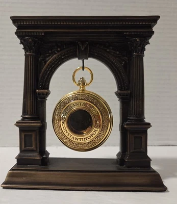 Reloj Bolsillo Franklin Mint Antigua Moneda Romana Sociedad Numismática Internacional  Foto 1 de 4