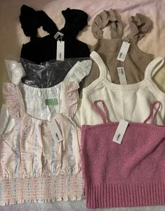 NWT Janie and Jack Crop Top lot Of 7 Size 16 - Picture 1 of 8
