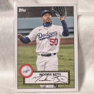 2021 Topps - 1952 Topps Redux Mookie Betts #T52-6 - Los Angeles Dodgers - Picture 1 of 2