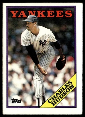 1988 Topps Charles Hudson New York Yankees #636 - Image 1 of 2