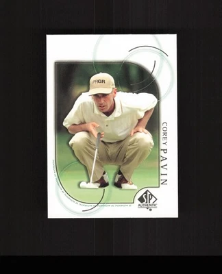 2001 Upper Deck SP Authentic #43 Corey Pavin PGA Golf Card - Image 1 of 2