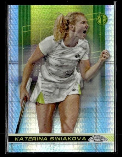 KATERINA SINIAKOVA 2024 TOPPS CHROME TENNIS PRISM REFRACTOR 1ST - Image 1 of 1