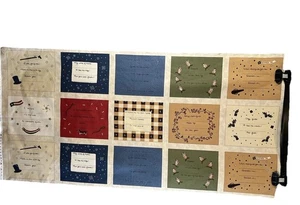 Fabric QUILT LABELS Bear’s Paw Design By Jill Kemp Moda Brand 15 Labels - Picture 1 of 6