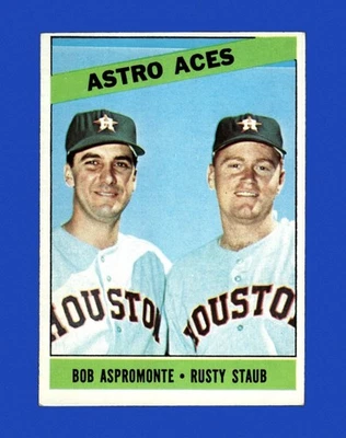 1966 Topps Set-Break #273 Astro Aces en muy buen estado-en muy buen estado *GMCARDS* Foto 1 de 2