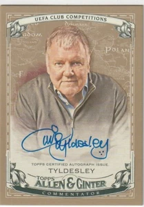 TOPPS 2023-24 UEFA UCL ALLEN & GINTER CLIVE TYLDESLEY 22/50 AUTOGRAPH CARD - Picture 1 of 1