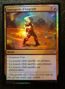 Sauvagerie d'Angrath PREMIUM / FOIL - French Angrath's Rampage - Magic Mtg - Picture 1 of 1