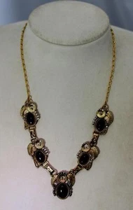 Collar de pluma de ónix negro Roger Skeet nativo americano Roger Skeet - 8068 - Imagen 1 de 6