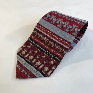 Daniel De Fasson Greek Columns Urns Mens Silk Neck Tie (T3) - Picture 1 of 4