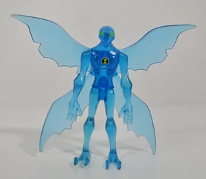 Figura de acción Bandai 2008 Stealth Big Chill azul transparente 4" Ben 10 Ultimate Alien - Imagen 1 de 2