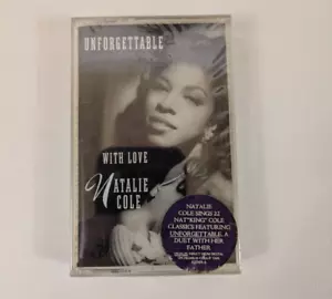 Unforgettable: With Love by Natalie Cole Cassette 1991 Elektra New Sealed - Imagen 1 de 3