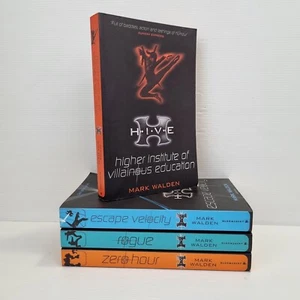 4x Mark Walden Hive Series (Paperback 2007) Young Adult Fiction Villian Action - Picture 1 of 19