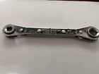 Vintage 127-C Imperial Eastman Refrigeration Ratcheting Wrench 1/4 3/8 3/16 5/16