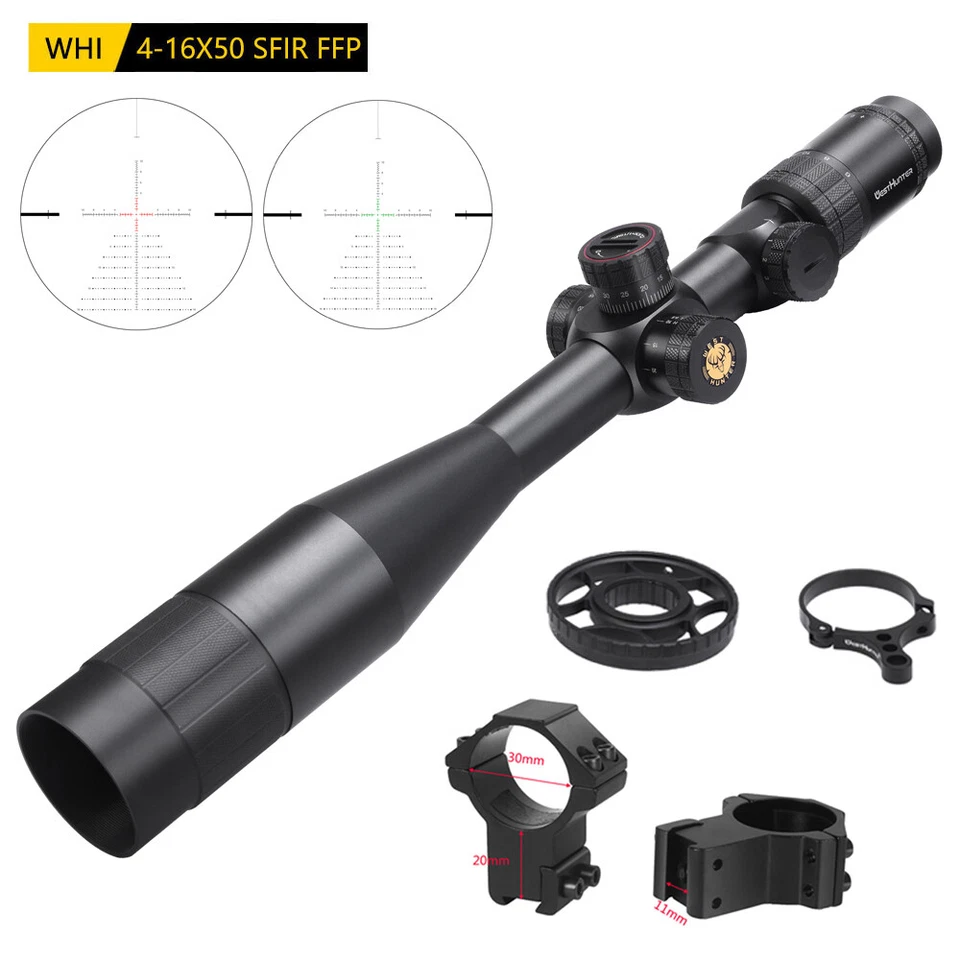 WestHunter WHI 4-16x50 SFIR FFP Illuminated Rifle Scope Shockproof Optic Sights  - image 1 of 4