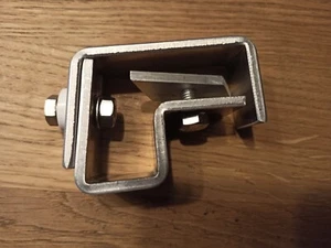 4x Solarpanel Modul Halterung für Balkon Geländer Handlauf Rechteckprofil  - Bild 1 von 6