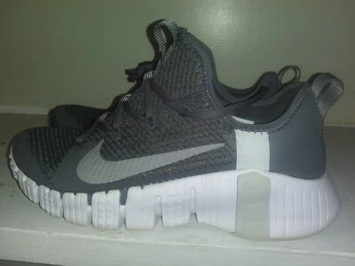 Nike Free Metcon 3 Iron Grey White Black Mens Size 9  Crossfit Training Gym - Image 1 of 4