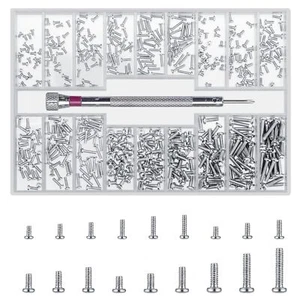 QOOSIKICC 500 Pcs Laptop Screws M1.2/M1.4/M2 Small Micro Tiny Screws for Elec... - Picture 1 of 7