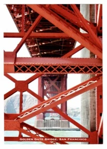 Golden Gate Bridge Blank Greeting Card 6" Steel Architecture 30s Art Deco SF CA - Picture 1 of 3