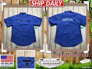 Official Tracker Boats Marine Group Employee Work Mechanic Button Shirt Men L🔥 - Bild 1 von 12