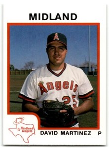 1987 ProCards David Martinez Midland Angels #596
