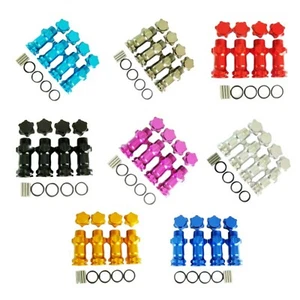 17mm Aluminum metal Wheel Hex Driver Hub 30mm Extension Adapter 1:8 RC Model Car - Picture 1 of 18