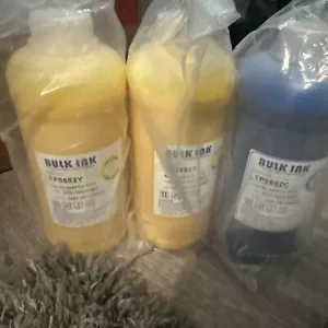 Bulk Ink For Inkjet Printers 2 TP5602Y TP5602C Digital Textile Pigment - Picture 1 of 4