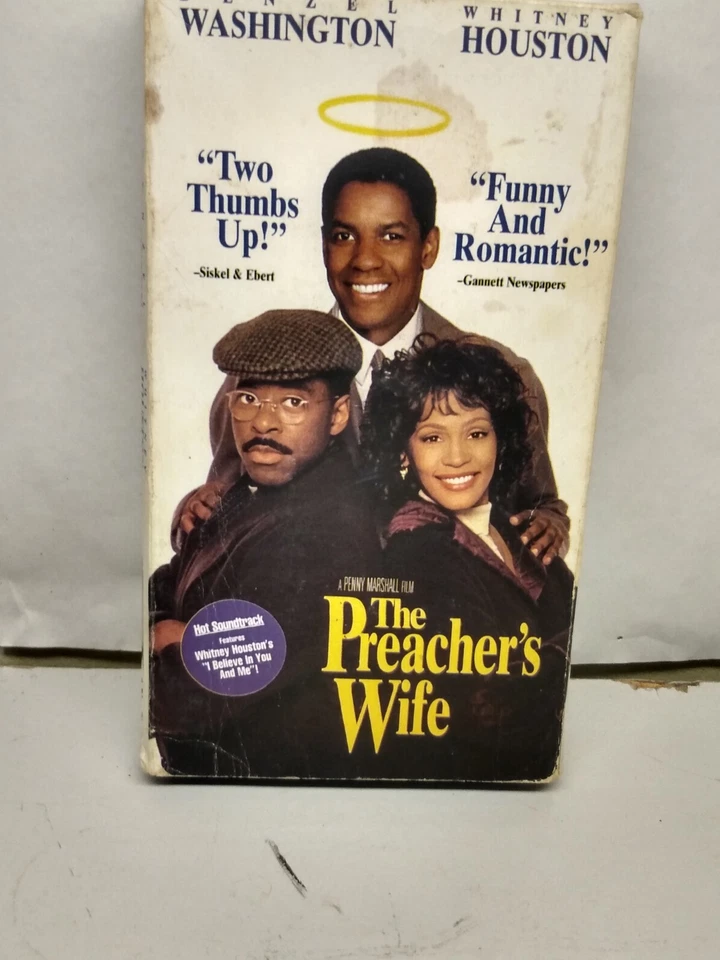 Preacher's Wife: Whitney Houston Denzel Washington Video VHS Movie Film - Image 1 of 1