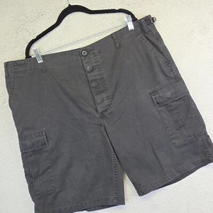 Rothco Pantalones Cortos Para Hombres XL Lote de 2 Negros BDU Militar Carga Bolsillos Cintura Ajustable - Imagen 1 de 18