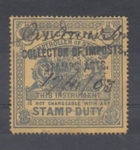 Australian Stamps.Pre Decimal.Controller of Stamps.Stamp DutyUsed. - Picture 1 of 1
