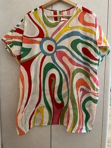 Pucci girl oversize dress Iride Print size 10 - Picture 1 of 5