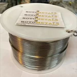 Carretes de alambre de hojalata puro .125 20# grado A 99,85% min - Imagen 1 de 3