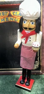 25 Inch Nutcracker Cake Baker Christmas Decoration - Picture 1 of 9