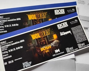 2 Tickets Volbeat Leipzig Stehplatz Innenraum 10.10.2025 - Bild 1 von 1