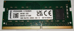 Kingston  16GB PC4 3200 laptop Memory - Picture 1 of 1