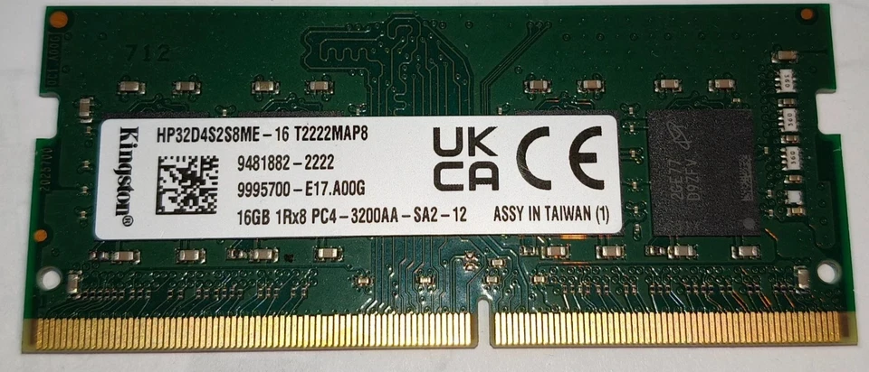Kingston  16GB PC4 3200 laptop Memory - Image 1 of 1