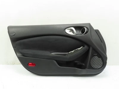Panel de puerta 10 Nissan 370Z convertible #1267, negro Alcántara izquierdo Foto 1 de 4