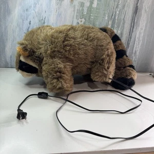 Plush Animatronic Raccoon, Rare Find, Maybe Store Display, 18" Long - Picture 1 of 7