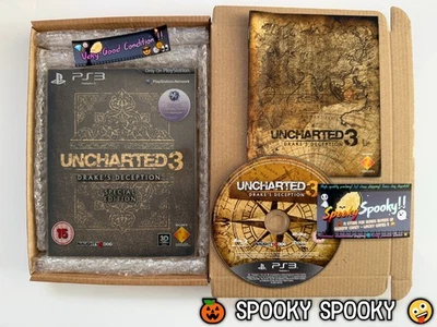 Uncharted 3 Drake's Deception Special Edition PS3 - UK PAL VGC CIB - Tracked - Image 1 of 4