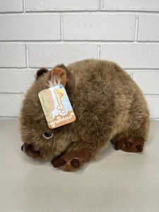VTG Minkplush Outbackers "Russell" Wombat Toy w/Tags Australian Native Wildlife - Picture 1 of 14
