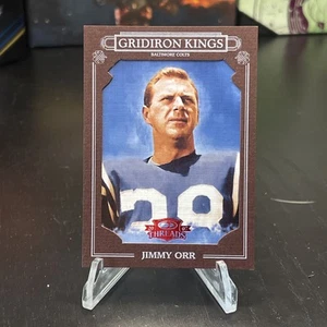 2007 Donruss Threads - Pro Gridiron Kings Jimmy Orr #PGK-58 rot gerahmt /100 - Bild 1 von 2
