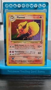 Flareon 3/64 Holo Rare Jungle 1999 Wizards Pokemon Card TCG LP+ - Picture 1 of 7