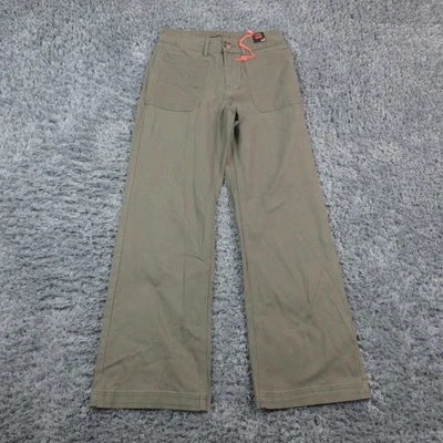 ONE5ONE Pants Womens 8/29 Green High Rise Wide Stretch Twill Casual 30x31 NWT - Image 1 of 4