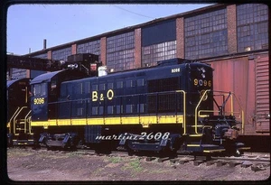 (W) ORIG TRAIN SLIDE-BALTIMORE & OHIO (B&O) 9096 ROSTER - Picture 1 of 1