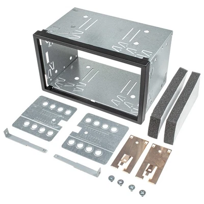 2DIN double DIN metal frame mounting slot radio panel mounting frame car radio - Image 1 of 4